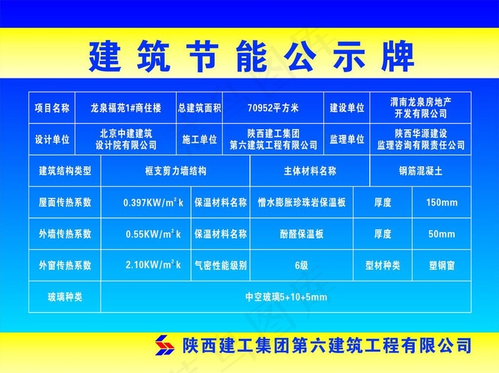 建筑节能公示牌图片