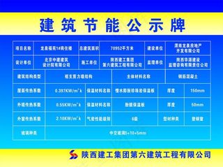 建筑节能公示牌图片