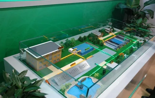污水处理系统模型图片 污水处理系统模型图片