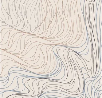 手绘几何密集线条图案矢量图图片