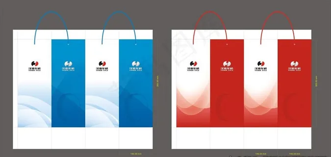 汽配手提袋图片