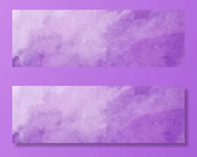 紫色水彩图片