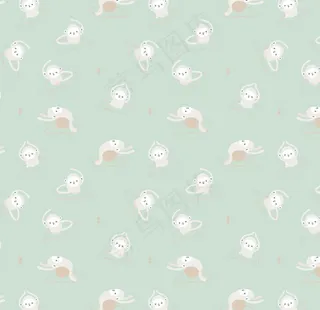 卡通图案 可爱卡通 无缝拼接图片