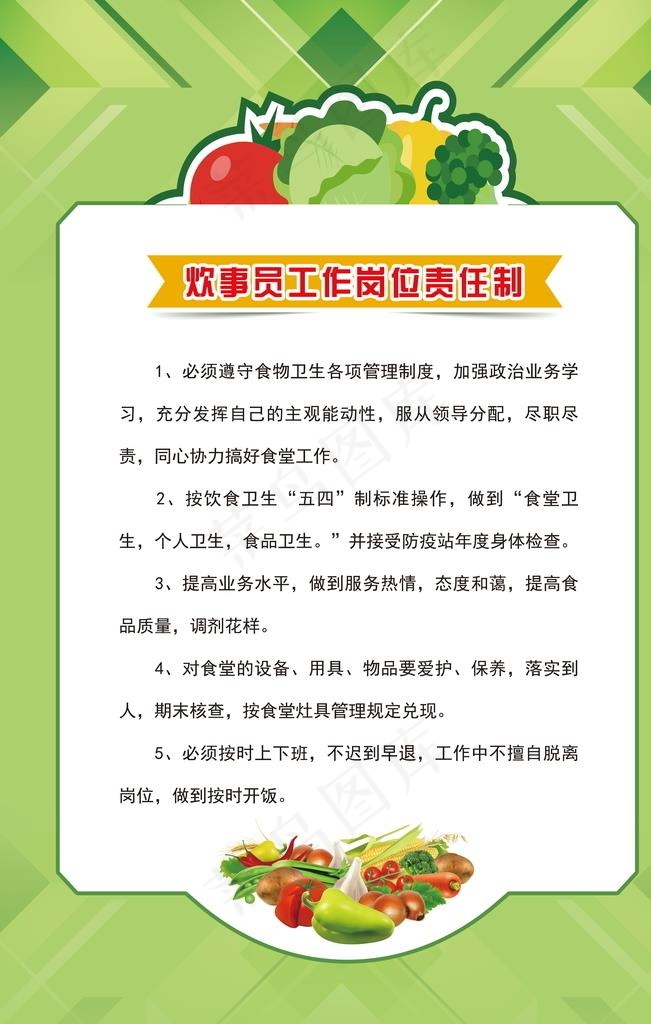 食堂管理制度图片(4724X7087(DPI:200))psd模版下载
