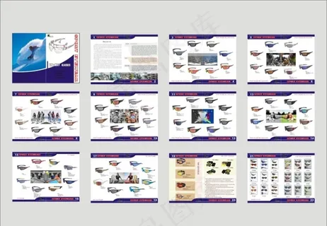 运动眼镜画册图片