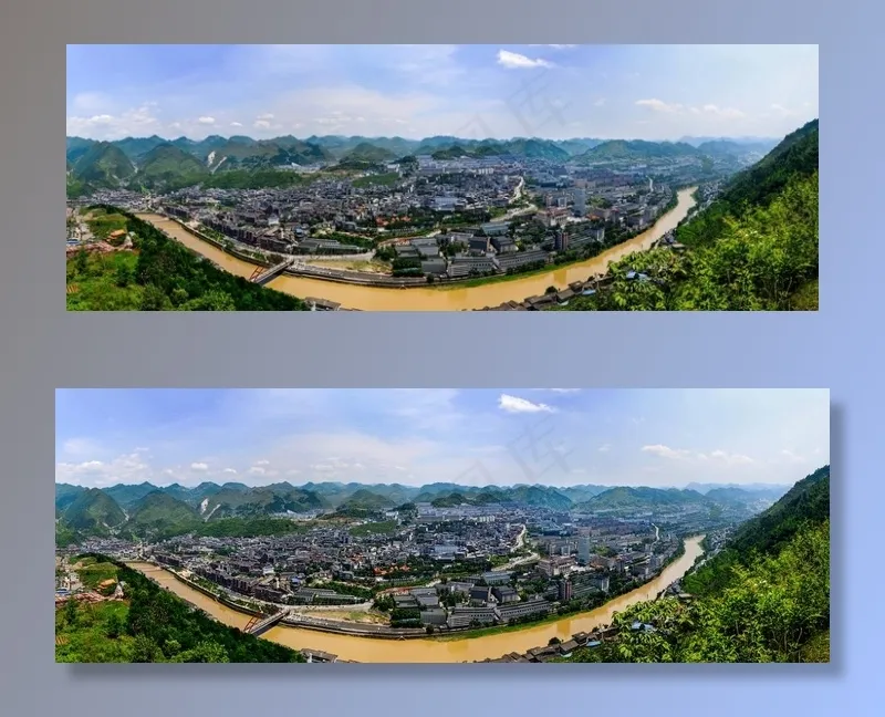 茅台镇全景图图片