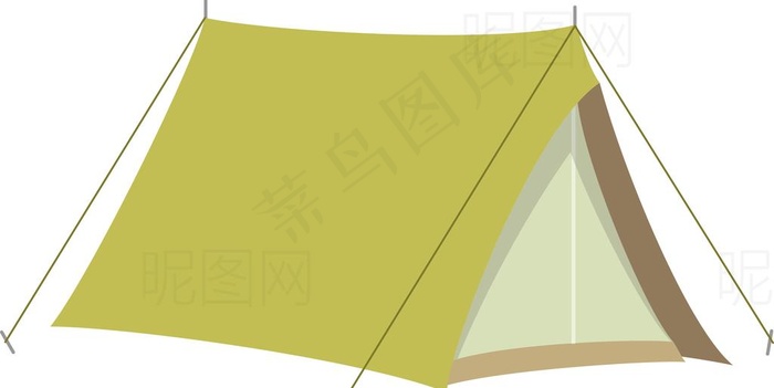 帐篷图片ai矢量模版下载