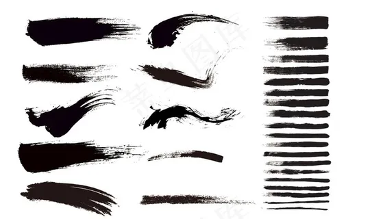 矢量笔触图片