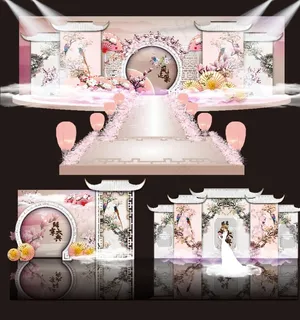 新中式婚礼效果图图片