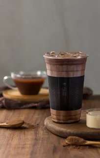 巧克力冰奶茶图片 巧克力冰奶茶图片