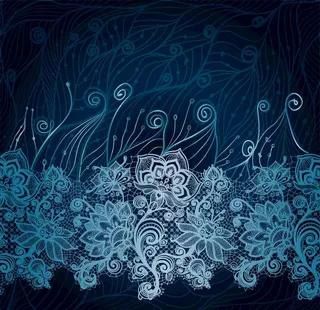 蕾丝花纹花边图片