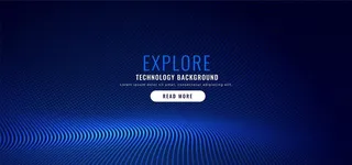 抽象科技粒子海报背景图片