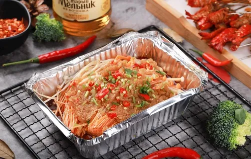 锡纸金针菇图片 锡纸金针菇图片