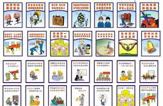 工地文明施工卡通画面图片