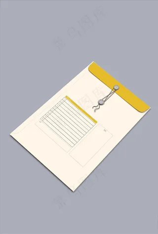 档案袋样机图片