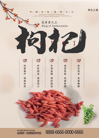 枸杞海报图片