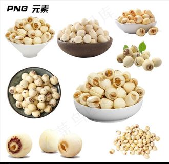 莲子免扣元素图片