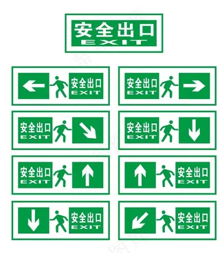 安全出口图片