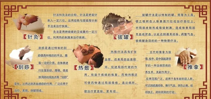 中医针灸推拿拔罐刮痧热敷图片(4724X2362(DPI:100))psd模版下载