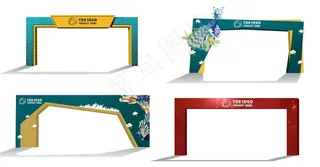 龙门架 高档龙门架 桁架喷绘图片