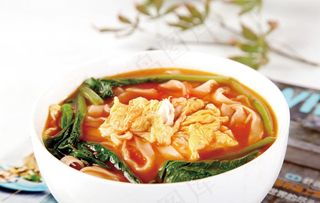 手工鸡蛋捞面图片