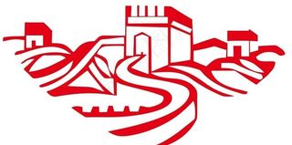 矢量万里长城图片