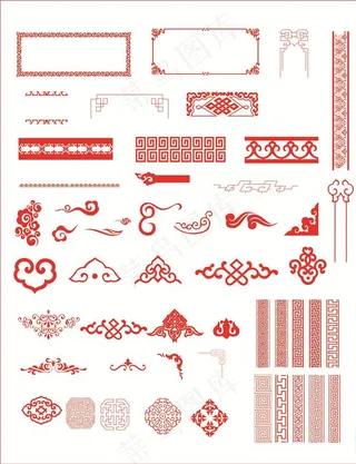 中式边框图片