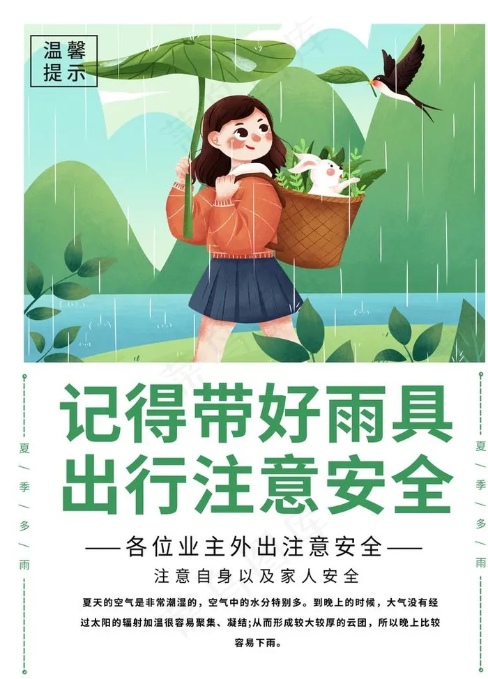 温馨提示图片(3543X4724(DPI:150))psd模版下载