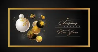 新年元旦圣诞节背景矢量设计素材图片