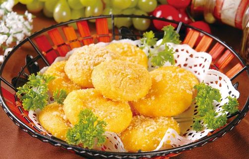 夹心南瓜饼图片