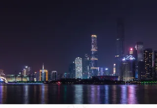 珠江夜景图片