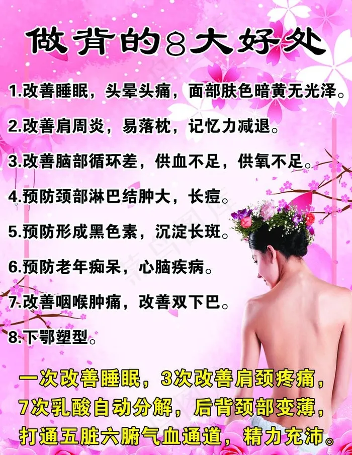 做背的8大好处图片(2363X3150(DPI:100))psd模版下载