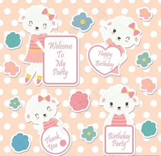 卡通动物卡片图片