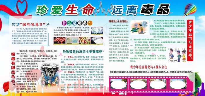 珍爱生命  远离毒品图片(7087X3543(DPI:75))psd模版下载