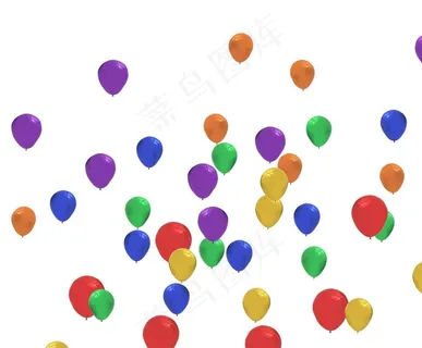 彩色放飞气球图片 彩色放飞气球图片