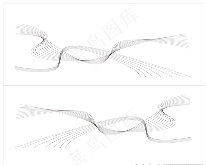 矢量线条图片cdr矢量模版下载