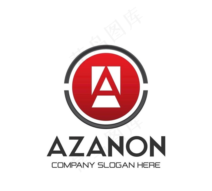 红色圆形标识图片