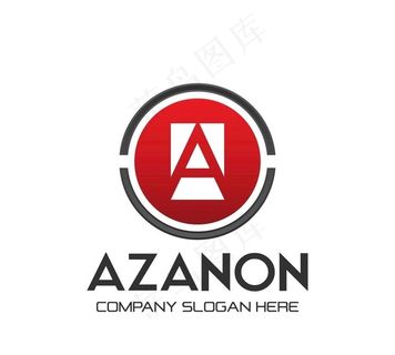 红色圆形标识图片