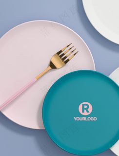 餐具效果图样机图片