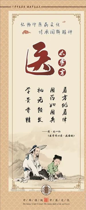 中医展架图片