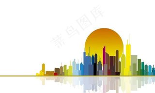 丰富多彩的城市天际线图片