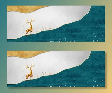 麋鹿纹理玄关图片