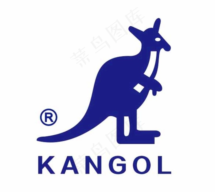 老牌坎戈尔袋鼠  Kangol图片cdr矢量模版下载