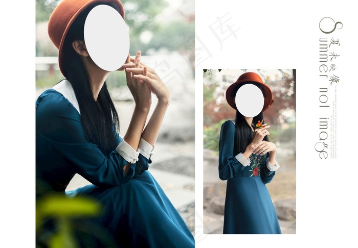 个人写真模板图片