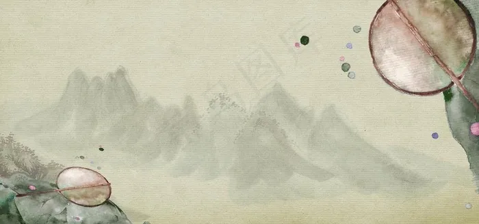 古风山水画图片