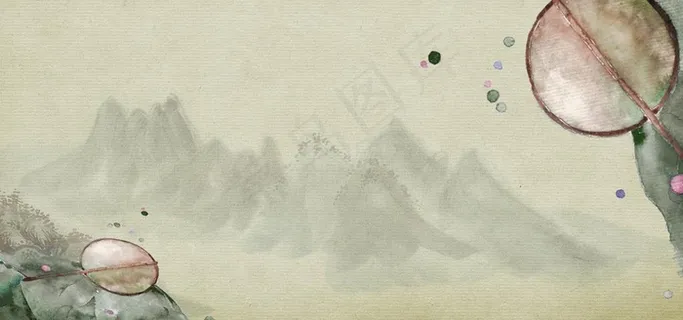 古风山水画图片