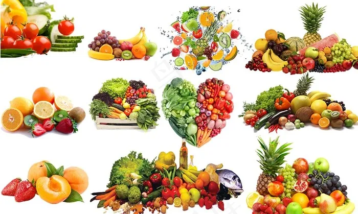 水果图片psd模版下载