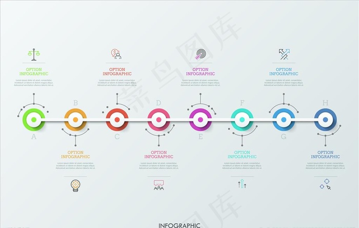 信息图表图片ai矢量模版下载