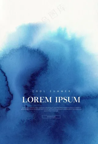 中式水彩晕染背景图片