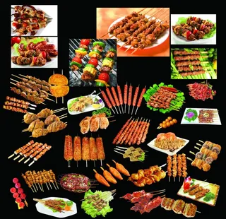 烧烤分层素材图片